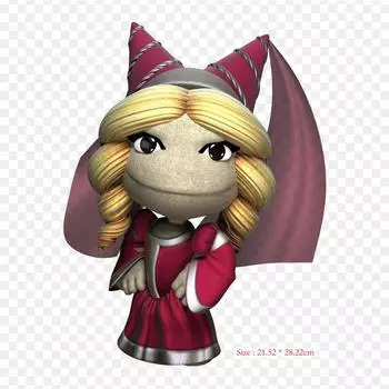 Мультфильм Littlebigplanet 3 Littlebigplanet 2 термопереносная печать виниловые нашивки наклейки для одежды DIY аппликации моющиеся нашивки