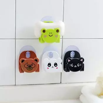 Мультфильм лягушка кошка присоска губка держатель для полотенец кухня ванная комната стеллаж для хранения