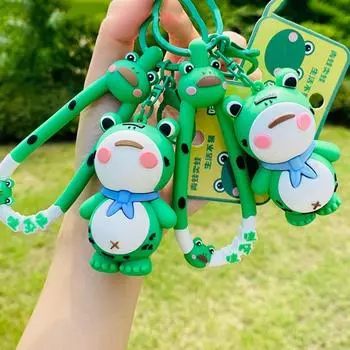 Мультфильм лягушка Одинокая лягушка кулон модный стиль кукла-лягушка брелок для книг аксессуары для сумок