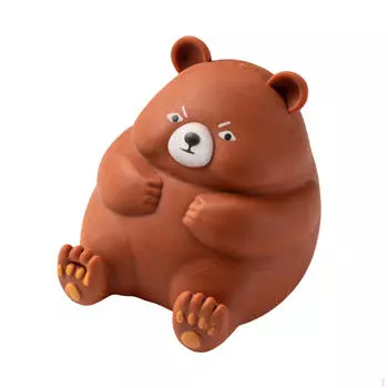 Мультфильм Медленная Расслабляющая Игрушка Новинка Сжимание для Взрослых Наполнитель Мешка Для Хорошего Коричневый белый