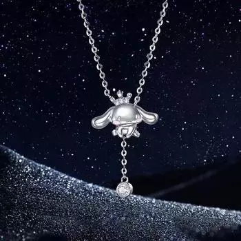 Мультфильм Милая Цепочка Кисточка Ожерелье Аниме Дамы Цепочка Кулон Ювелирные Изделия