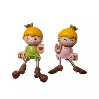 Мультфильм милые мальчики и девочки весна личность креативный дизайн холодильник наклейки украшение дома несколько стилей доступны