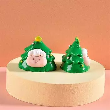 Мультфильм Милые рождественские куклы Креативные украшения Автомобиль Украшение для дома Рождественская вечеринка Реквизит DIY Брелок Ювелирные изделия Аксессуары Подарки