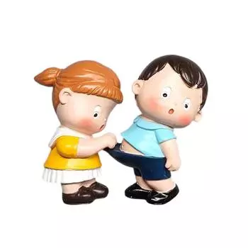 Мультфильм милый фильм попкорн мальчики и девочки творческая личность 3D смола дизайн наклейки на холодильник украшения для дома подарки