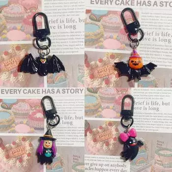 Мультфильм милый Хэллоуин призрак тыква брелок смешной автомобиль брелок кавайный рюкзак кулон украшения аксессуары друзья подарки