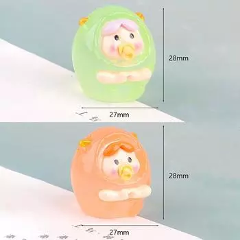 Мультфильм Милый Светящийся Яичная Скорлупа Детские Микро Пейзаж Украшения Миниатюрные Фигурки Креативный Рабочий Стол Украшения Дома Подарки