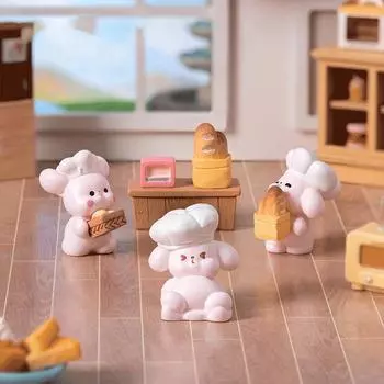 Мультфильм Мини Милая Выпечка Собака Миниатюрная Фигурка Поделки Украшения для Машины Творческий DIY Украшения Для Домашнего Стола Аксессуары Подарки A12