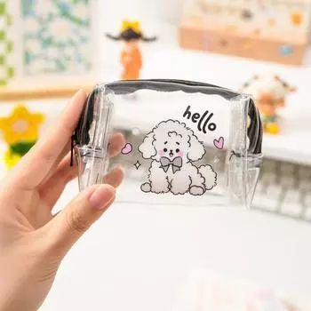 Мультфильм Мини Монета Сумка Наушники Цифровая Сумка Портативная Сумка Для Хранения Водонепроницаемый Прозрачный Кошелек Подарки A7