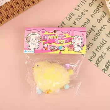 Мультфильм Моделирование Сжатие Музыка Медленный Отскок Снятие Стресса Еда Игра Вентиляция Игрушка-Коготь Котенок OneSize