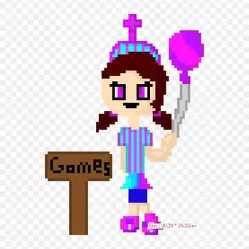 Мультфильм пиксель арт термопереносная печать виниловые нашивки наклейки для одежды DIY аппликации моющиеся нашивки