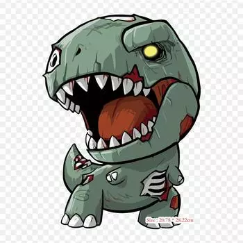 Мультфильм Рекс Тираннозавр Рекс мультфильм термопереносная печать виниловые нашивки наклейки для одежды DIY аппликации моющиеся нашивки