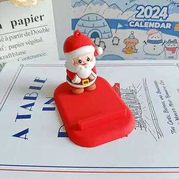 Мультфильм Рождественский сериал Ленивый держатель для мобильного телефона и планшета Настольные украшения Аксессуары Подарки