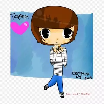 Мультфильм Shinee Iron on Heat Transfer Печать Виниловые патчи Наклейка для одежды DIY Аппликации Моющиеся пластыри