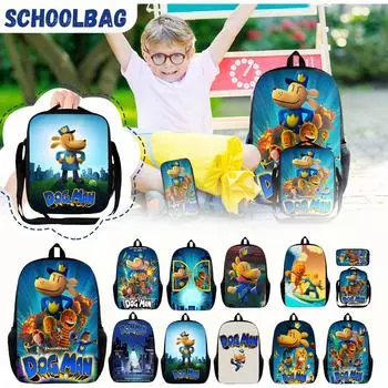 Мультфильм школьный рюкзак сумка для обеда, пенал легкий обратно в школу принадлежности школьный рюкзак ноутбук большой 15 дюймов рюкзак маленький рюкзак One Size