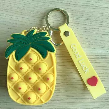 Мультфильм силиконовый пузырь декомпрессия сумка для мобильного телефона декомпрессия сумка портмоне разноцветный