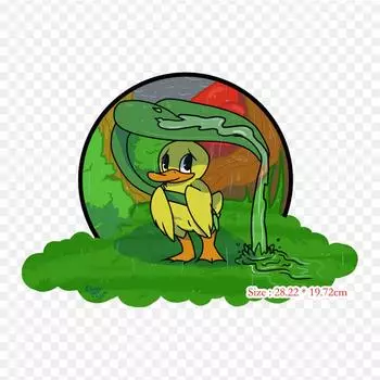 Мультфильм Сова Железо на теплопередаче Печать Виниловые патчи Наклейка для одежды DIY Аппликации Моющиеся пластыри