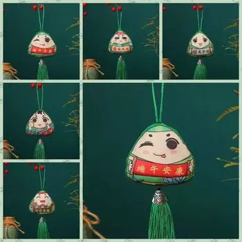 Мультфильм Треугольник Самодельный Праздник Драконьих Лодок Репеллент Полынь Детский мультфильм Переноска Пакетика Цзунцзы Школьные Мероприятия