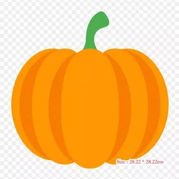 Мультфильм Тыква Фонарь Джека Тыква Утюг на термопереносной печати виниловые нашивки наклейки для одежды DIY аппликации моющиеся нашивки