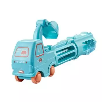 Мультфильм Водный Ручной Выдвижной Водный Распылитель Инженерная Машина Маленький Поезд Водный Открытый Пляж Водная Игрушка Для Игр One Size