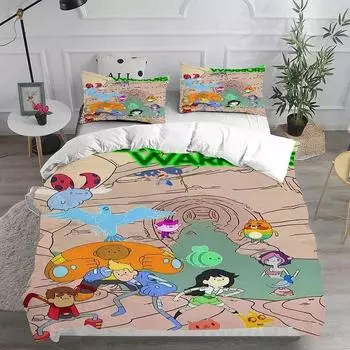 Мультфильмы Игра храбрейшие воины Комплект постельного белья Мальчики Девочки Твин Queen King Size Пододеяльник Наволочка Кровать для мальчиков Текстиль для дома для взрослых EU Single 135x200cm