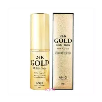 Мультибальзам Anjou Professional с 24-каратным золотом 9г, 2 шт.