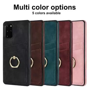 Мультикарта с кольцом против падения и короткой веревкой и длинной подвесной веревкой, чехол для телефона серии iPhone/Samsung Series Samsung Note20 Ultra 5G чёрный