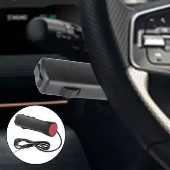 Мультимедийное навигационное головное устройство, кнопка управления рулевым колесом автомобиля, новый стиль, 7 клавиш для автомобильного радио, Android DVD, GPS, пульт дистанционного управления чёрный