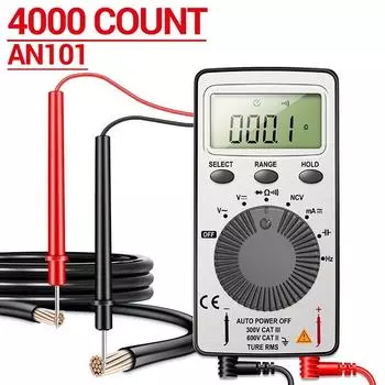 Мультиметр с цифровым дисплеем ANENG, ультратонкий измеритель тока напряжения, индукционный измеритель напряжения NCV