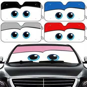 Мультипликационная оконная пленка 4 цвета Eye Pixar Подогреваемое лобовое стекло Солнцезащитный козырек для переднего окна автомобиля Солнцезащитный козырек для автомобиля Инструменты для защиты от солнца Новые amagi