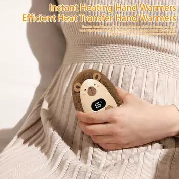 Мультипликационный электрический обогреватель с цифровым дисплеем, интеллектуальным контролем температуры, быстрый нагрев, компактный белый