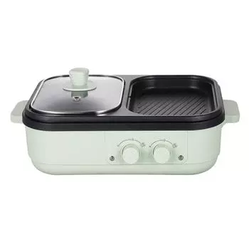 Мультиварки 2 в 1 с двойным контролем температуры, барбекю, шабу-шабу, кастрюли с грилем US