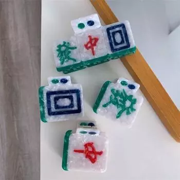 Мультяшная ацетатная заколка для волос уксусная кислота акула заколка мода маджонг волосы коготь девушка Style A