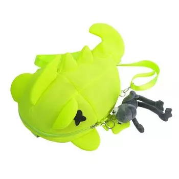 Мультяшная акула многофункциональный рюкзак детская сумка через плечо дорожная сумка через плечо without Pendant зелёный