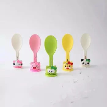 Мультяшная антипригарная ложка для риса в форме животного, стереоскопическая лопатка для риса, кухонная утварь, кухонные принадлежности, кухонные принадлежности