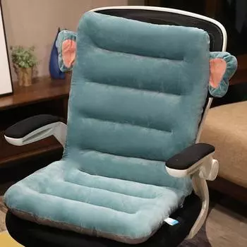 Мультяшная цельная подушка Мультяшная плюшевая цельная подушка Подушка для поясницы Подушка для офисного студенческого стула Сиденье