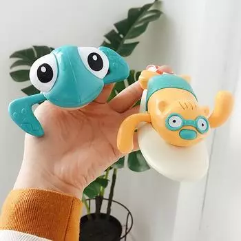 Мультяшная черепаха бобер плавающая модель заводной часовой механизм детская игрушка для ванны с водой Beaver