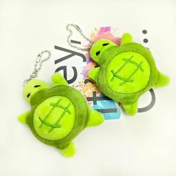 Мультяшная черепаха плюшевый брелок креативные мягкие игрушки черепаха плюшевый брелок школьный портфель кулон маленький подарок