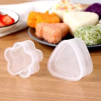 Мультяшная детская форма для риса Bento, треугольная форма для суши, домашняя форма для рисовых шариков, кухонные принадлежности, креативная форма для риса, домашняя жизнь Flower