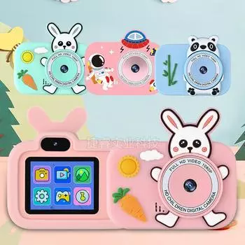 Мультяшная детская камера, HD камера, цифровая видеокамера зелёный