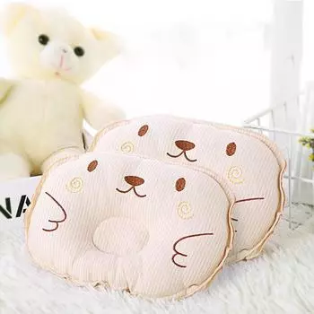 Мультяшная детская подушка с антипрогибом для головы, фиксированная дышащая боковая подушка для новорожденных, подголовник для сна, подушка для младенцев