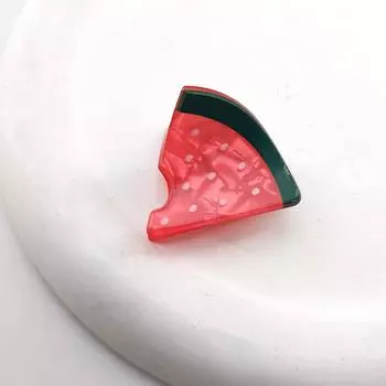 Мультяшная фруктовая ацетатная заколка для волос, милая маленькая заколка-краб, клубника, лимон, вишня, виноград, заколка для челки, заколка для непослушных волос, верхний зажим, аксессуары для волос