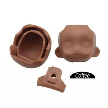 Мультяшная голова куклы DOD Obitsu11 из глины GSC Голова куклы OB11 1/12 Голова куклы BJD GSC Coffee