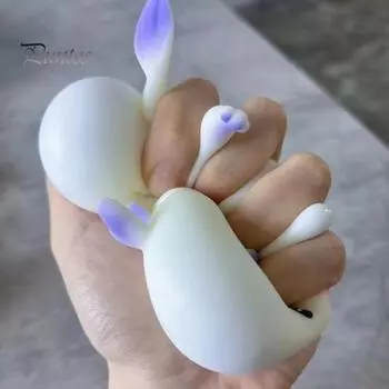 Мультяшная игрушка-сжиматель Саламандра, снимающая беспокойство и стресс, сенсорная игрушка-щипок Саламандра для детей, подростков и взрослых, мягкий мяч для снятия стресса, игрушка-непоседа в виде животного синий