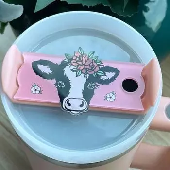 Мультяшная именная акриловая крышка для стакана, именная табличка, часть для 40 унций sun