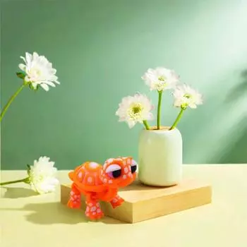 Мультяшная имитация модели животных Пластиковые настольные украшения Игрушки для снятия стресса Украшения для комнаты Style 3