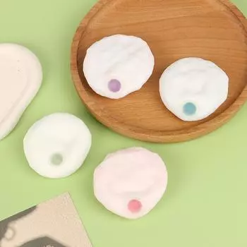 Мультяшная имитация молочного аромата жемчужно-снежная кожа ручной работы сжимаемый мячик игрушка для снятия стресса розовый