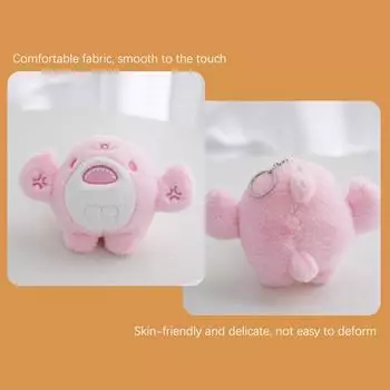 Мультяшная кавайная акула плюшевая игрушка мягкая кукла из хлопка ПП подвеска игрушка милая сумка украшение розовый