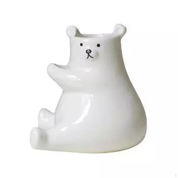 Мультяшная керамическая статуэтка цветочный горшок держатель для растений настольное произведение искусства книжная полка декоративное украшение Style C