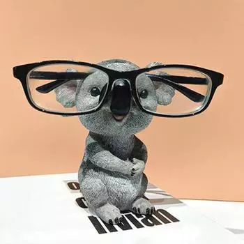 Мультяшная коала держатель для очков смоляная фигурка животного статуэтка подставка для очков настольное украшение прочная