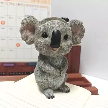 Мультяшная коала держатель для очков смоляная фигурка животного статуэтка подставка для очков настольная